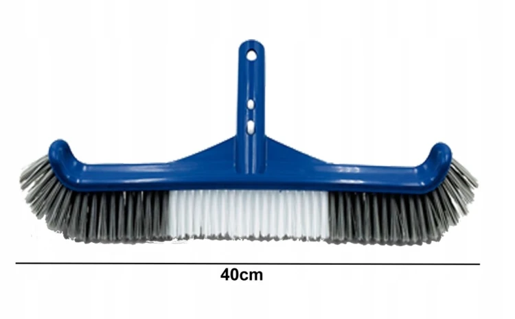 SZCZOTKA BASENOWA DO CZYSZCZENIA DNA ŚCIAN NIECKI BASENU OCZEK WODNYCH 40CM