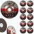 10x TARCZA DO SZLIFOWANIA METALU STALI INOX INTER-VIS 125x6.0 IVGD12560