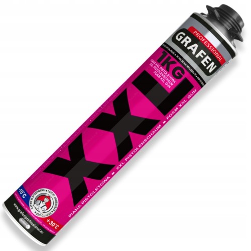 PIANA MONTAŻOWA NISKOPRĘŻNA GRAFEN PIANKA PISTOLETOWA CAŁOROCZNA XXL 1KG