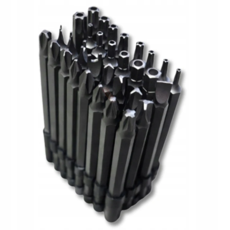 ZESTAW BITÓW DŁUGICH 150 mm 32 el. TORX, HEX, PH, PZ, SECURITY BITY KLUCZE