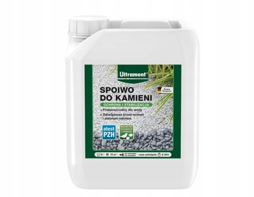 Spoiwo 5L do Stabilizacji Kamieni Żwiru, Grysu i Kruszywa ULTRAMENT