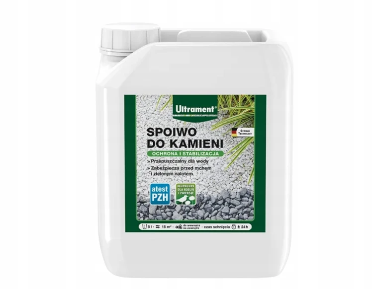 Spoiwo 5L do Stabilizacji Kamieni Żwiru, Grysu i Kruszywa ULTRAMENT