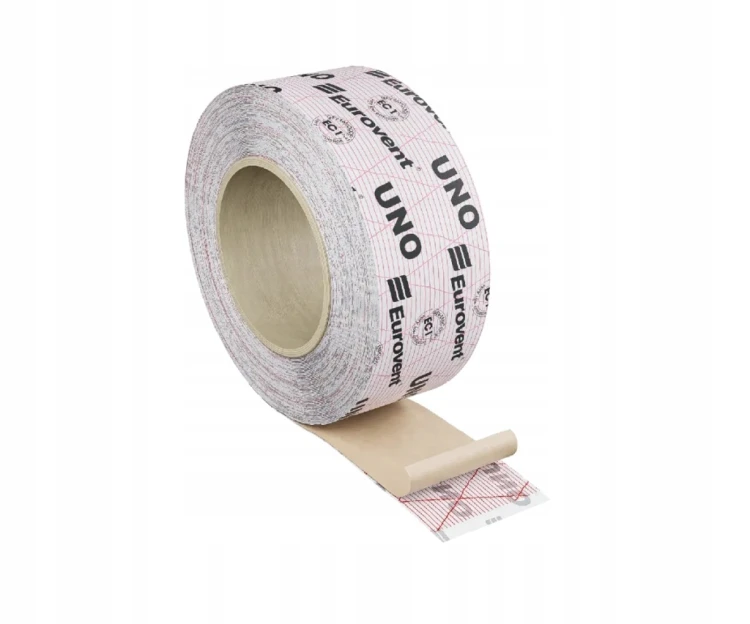 ZESTAW 3X Taśma do folii paroizolacyjnych membran Eurovent Uno 50 mm x 25 m
