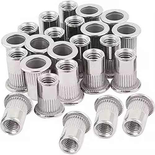 FALON-TECH NITONAKRĘTKI WALCOWE M8 STALOWE ZESTAW 50 SZT 1-3,5 mm