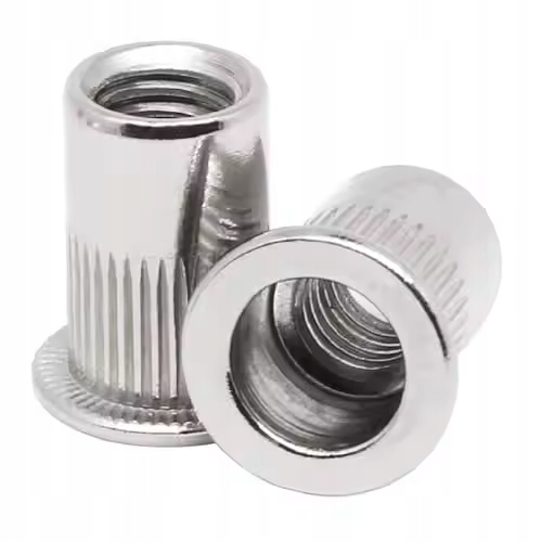 FALON-TECH NITONAKRĘTKI WALCOWE M8 STALOWE ZESTAW 50 SZT 1-3,5 mm