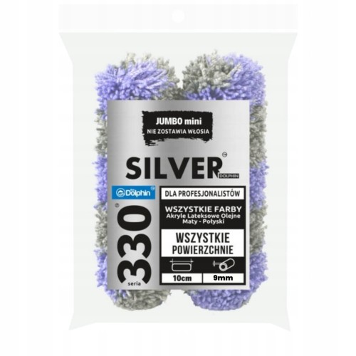 BLUE DOLPHIN WAŁEK JUMBO MINI SILVER 2SZT 10cm 9mm