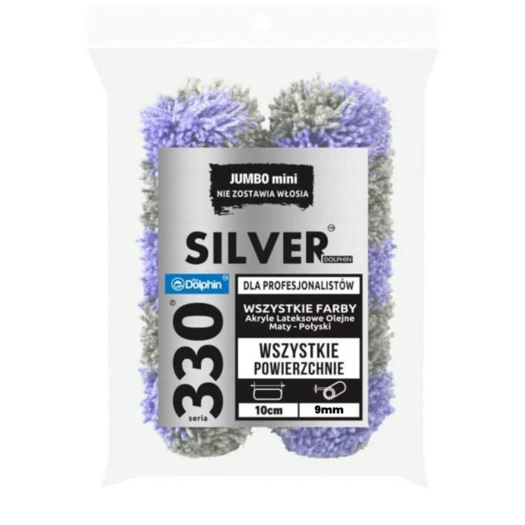 BLUE DOLPHIN WAŁEK JUMBO MINI SILVER 2SZT 10cm 9mm