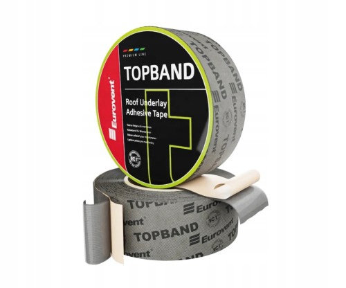 TAŚMA TOPBAND DO FOLII MEMBRAN DACHOWYCH SKLEJANIA NAPRAWCZA 4x 50mm x 25m