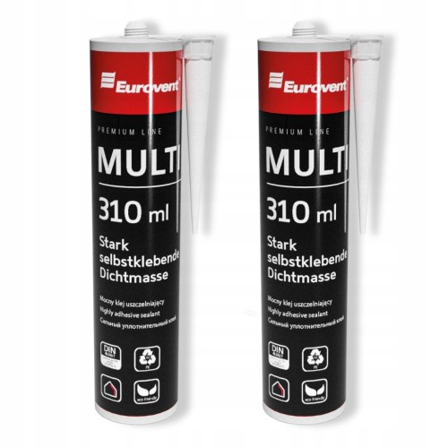 KLEJ EUROVENT MULTI MONTAŻOWY DO FOLII MEMBRAN DACHOWYCH ZESTAW 2X 310ml