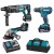 MAKITA DLX3078TX1 ZESTAW 18V SZLIFIERKA MŁOTOWIERTARKA WKRĘTARKA 3x5Ah