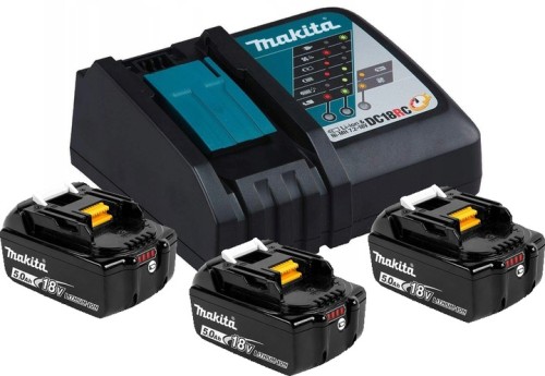 MAKITA DLX3078TX1 ZESTAW 18V SZLIFIERKA MŁOTOWIERTARKA WKRĘTARKA 3x5Ah