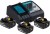 MAKITA DLX3078TX1 ZESTAW 18V SZLIFIERKA MŁOTOWIERTARKA WKRĘTARKA 3x5Ah