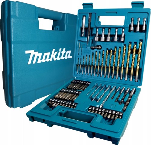 MAKITA B-49373 ZESTAW WIERTEŁ I BITÓW 75 SZT WALIZKA DO METALU DREWNA MURU
