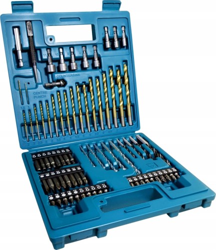 MAKITA B-49373 ZESTAW WIERTEŁ I BITÓW 75 SZT WALIZKA DO METALU DREWNA MURU