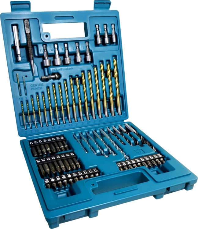 MAKITA B-49373 ZESTAW WIERTEŁ I BITÓW 75 SZT WALIZKA DO METALU DREWNA MURU