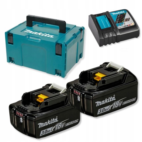 MAKITA DHR241 MŁOTOWIERTARKA 18V 2x3,0Ah BL1830B DC18RC MAKPAC