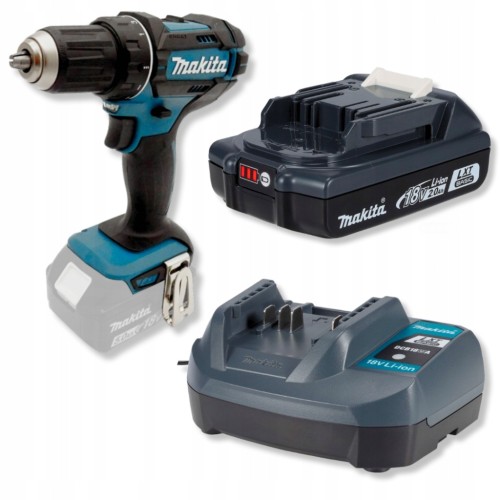 MAKITA DDF482Z + AKUMULATOR BLB182 2,0Ah + ŁADOWARKA DCB18WA LXT 18V BASIC