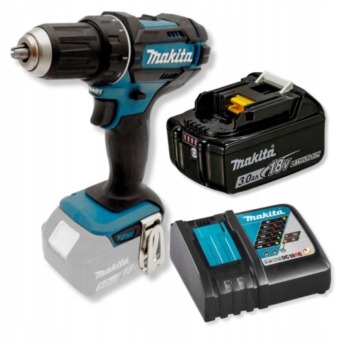 MAKITA DDF482Z WIERTARKO-WKRĘTARKA 18V + 3,0Ah BL1830B + DC18RC