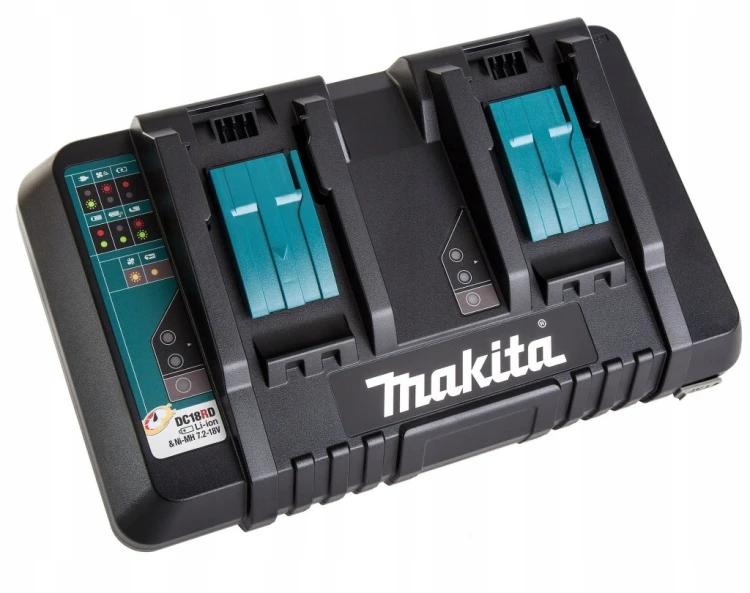 ŁADOWARKA MAKITA DC18RD DWUPORTOWA 14,4-18V LI-ION SZYBKA 196933-6