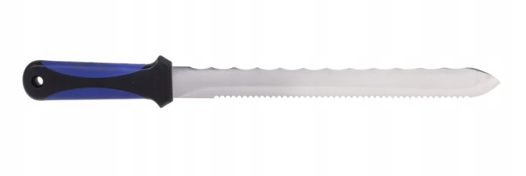 GEKO NÓŻ DO WEŁNY MINERALNEJ STYROPIANU 410mm STAL NIERDZEWNA G81209