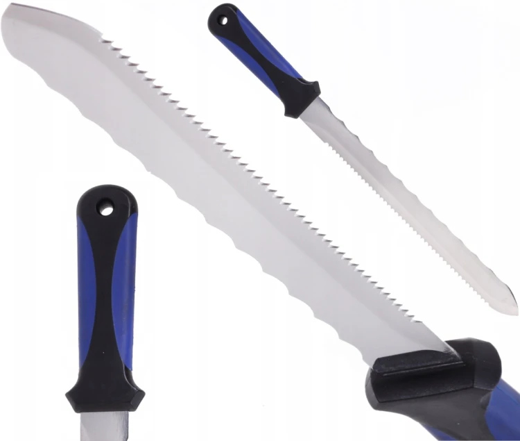 GEKO NÓŻ DO WEŁNY MINERALNEJ STYROPIANU 410mm STAL NIERDZEWNA G81209