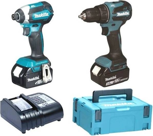 ZESTAW ELEKTRONARZĘDZI MAKITA DLX2535SJ LXT 18 V 2x3 Ah ŁADOWARKA WALIZKA