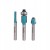 MAKITA D-30209 ZESTAW FREZÓW DO DREWNA 3SZT UCHWYT 6mm ORYGINAŁ