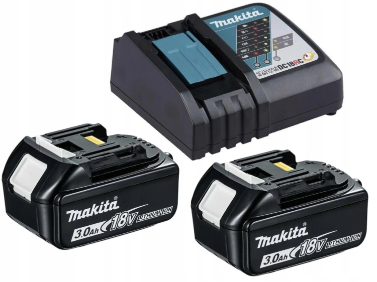 MAKITA 197952-5 ZESTAW ZASILAJĄCY 2x3,0Ah BL1830B DC18RC MAKPAC