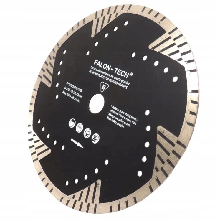 TARCZA DIAMENTOWA DO GRANITU BETONU 230x22,23mm PROFI FTDB2302223PB
