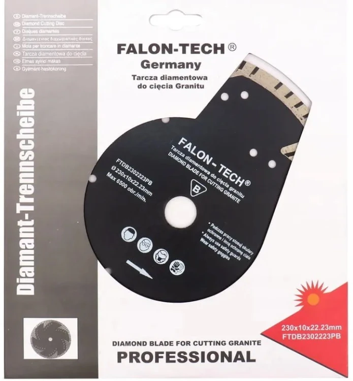 TARCZA DIAMENTOWA DO GRANITU BETONU 230x22,23mm PROFI FTDB2302223PB