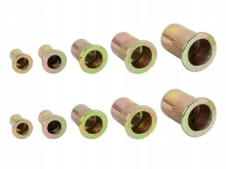 ZESTAW NITONAKRĘTEK NITONAKRĘTKI STALOWE 150 SZT M3-M10 ORGANIZER FT0150
